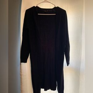 Love Tree Black Cardigan Size Small